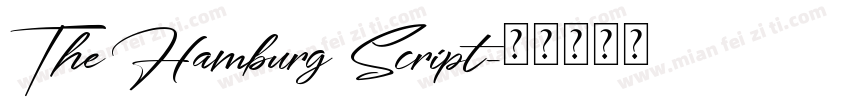 The Hamburg Script字体转换